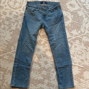Hollister Men's Slim Straight Blue Jeans